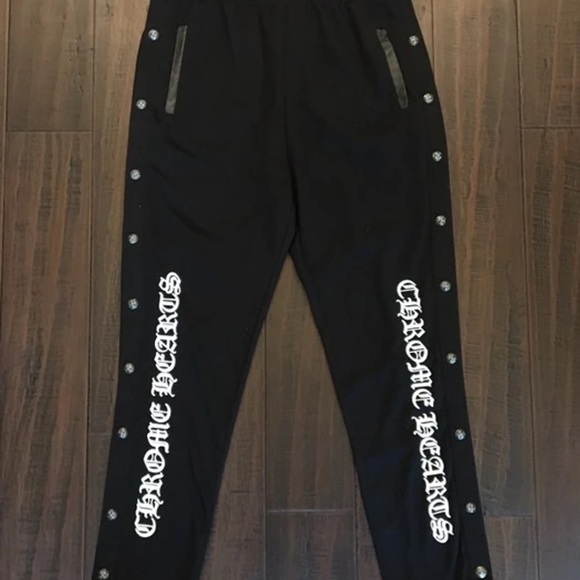 Chrome hearts authentic mens button track pants - Picture 3 of 4